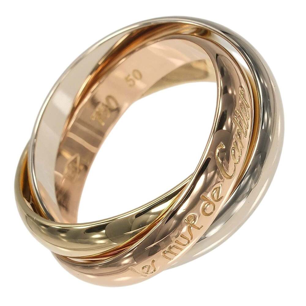 CARTIER Authentic 18k Gold Trinity Ring